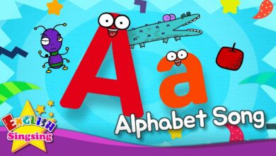 الأبجدية كلمات | A إلى Z للأطفال - بدون موسيقى (43) | Alphabet Song A to Z for Children - No Music