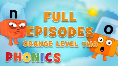 الحروف الهجائية - المستوى البرتقالي 2 | حلقات كاملة | - بدون موسيقى | Alphablocks - ORANGE LEVEL 2 | Full Episodes - No Music