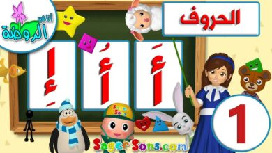 تعليم الاطفال الحروف العربية - الحروف الهجائية ( 2 ) بدون موسيقى | Teaching kids Arabic letters - alphabets (2) No Music