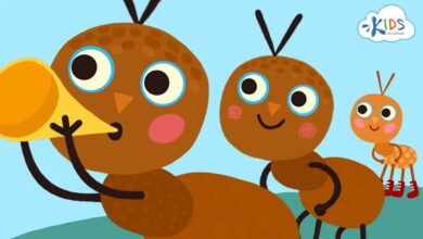 The Ants Go Marching - أغنية للأطفال مع كلمات - رسوم متحركة متحركة | أكاديمية الأطفال بدون موسيقى | The Ants Go Marching - Children's Song with Lyrics - Animated Cartoon | Kids Academy No Music
