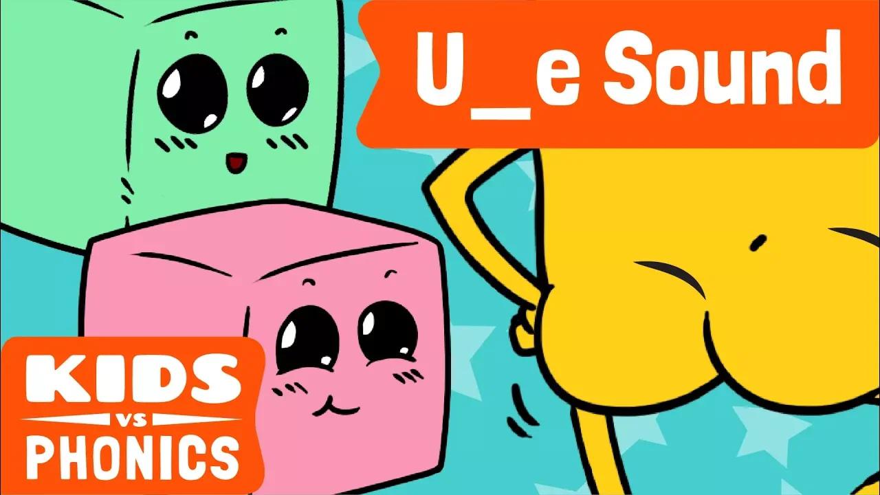 U_E | متعة الصوتيات | كيف تقرأ | ماجيك إي | صُنع بواسطة Kids vs Phonics بدون موسيقى | U_E | Fun Phonics | How to Read | Magic E | Made by Kids vs Phonics No Music