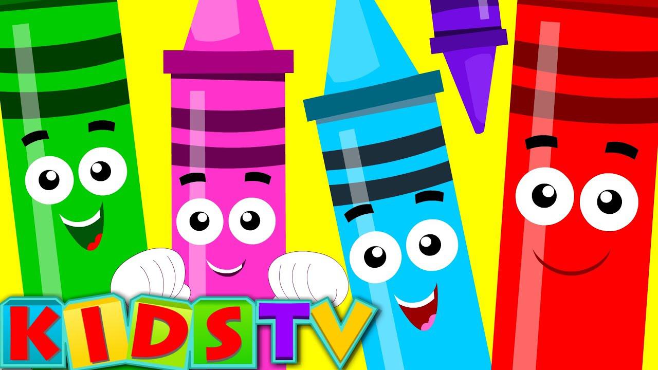 أغنية تلوين الطباشير | ألوان للأطفال | ألوان للأطفال والصغار | تلفزيون الاطفال | تعلم اللون بدون موسيقى | Crayons Color Song | Colors for Babies | Colors for Children And Toddlers | Kids TV | Learn Color No Music